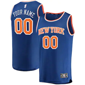 youth fanatics branded blue new york knicks fast break cust-364